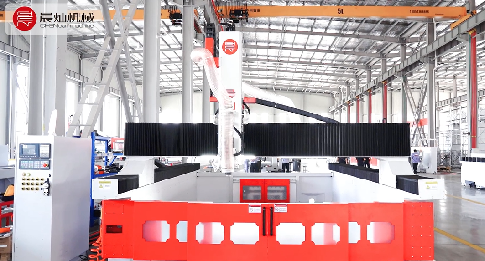 精密加工，降本增效|晨灿BS3525-4S四轴龙门加工中心