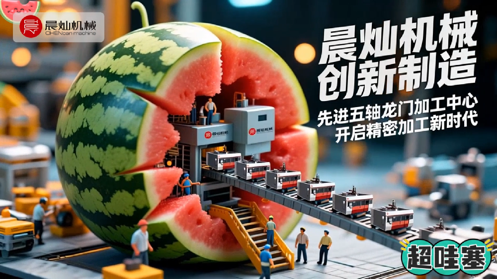 一眼惊艳！晨灿机械加工中心颜值在线，智造气场拉满！